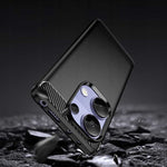 Spacecase Carbon Poco M6 Pro 4G black