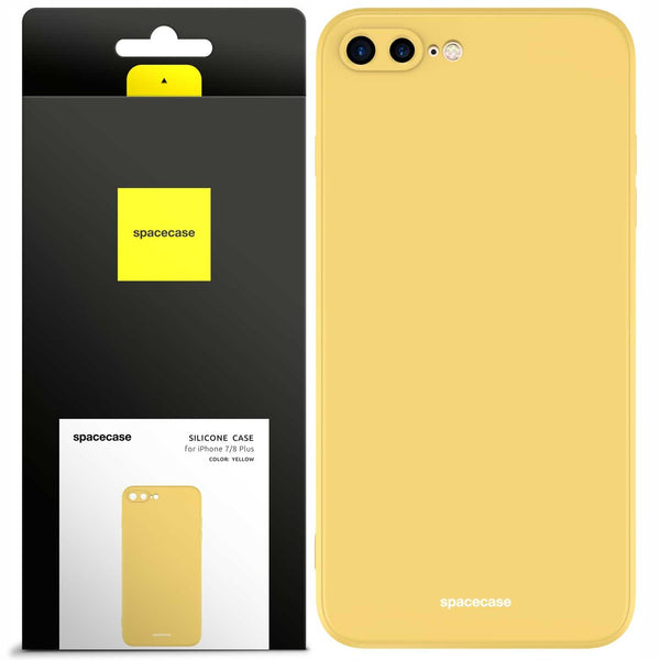 Spacecase Silicone Case iPhone 7/8 Plus yellow