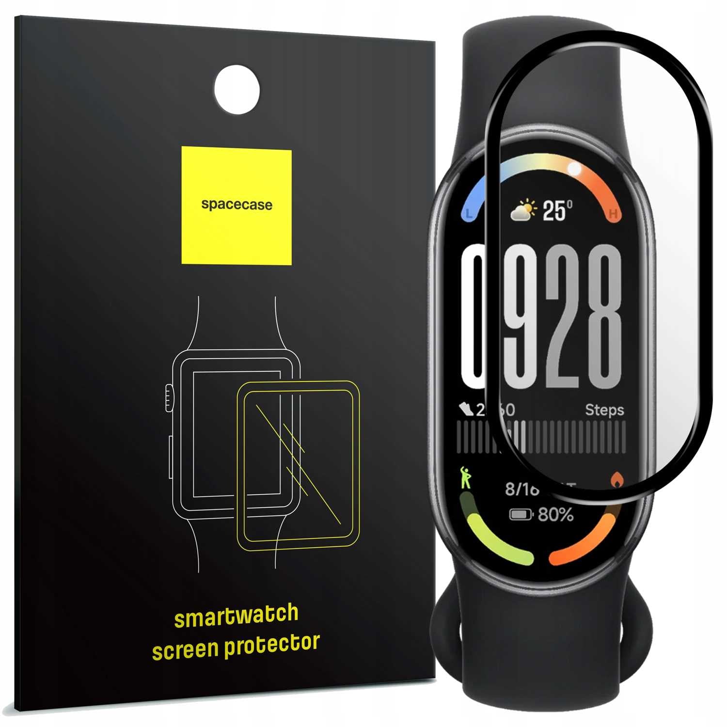 Spacecase SW Hybrid Glass Xiaomi Smart Band 10