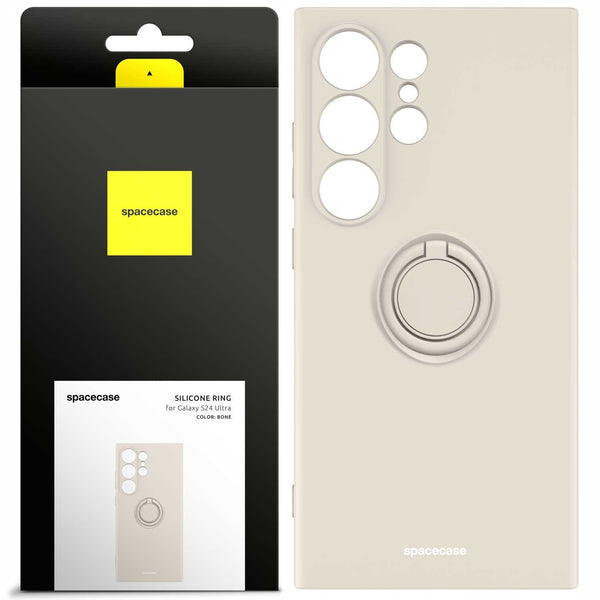 Spacecase Silicone Ring Galaxy S24 Ultra bone
