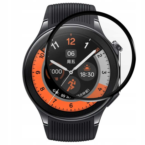 Spacecase SW Hybrid Glass Oppo Watch X black