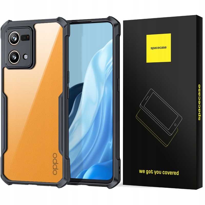 Spacecase Beetle Reno 7 4G czarny