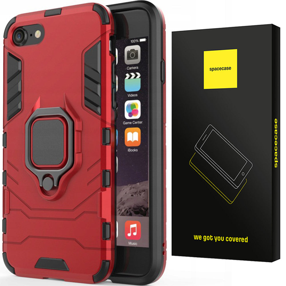 Spacecase X-Ring iPhone 7/8/SE 2020 czerwony