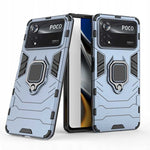 Spacecase X-Ring Poco X4 Pro 5G niebieski