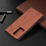 ZAPS Origami Galaxy Note 20 Ultra brązowy