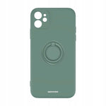 Spacecase Silicone Ring iPhone 11 dark green