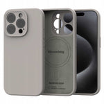 Spacecase Silicone Mag iPhone 15 Pro stone
