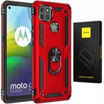 Spacecase Ring NX Motorola Moto G9 Power czerwony