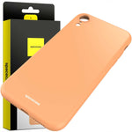 Spacecase Silicone Case iPhone Xr orange