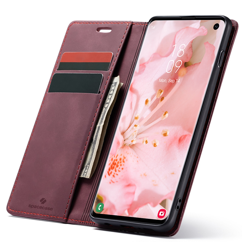 Spacecase Wallet Galaxy S10 red