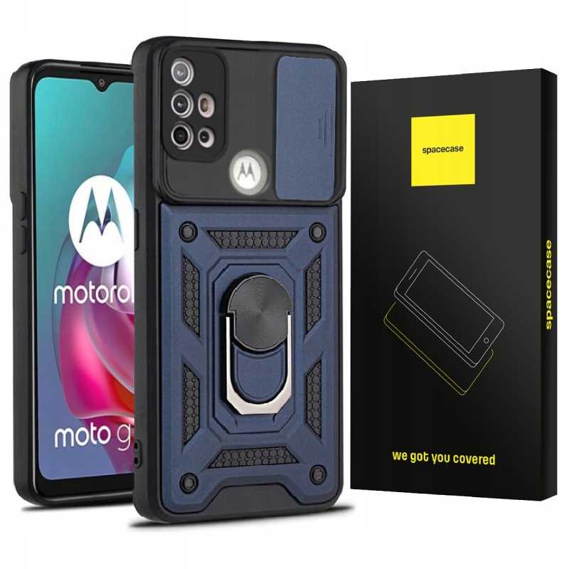 Spacecase Camring Moto G10/G30 blue