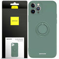 Spacecase Silicone Ring iPhone 11 Pro Max dark green