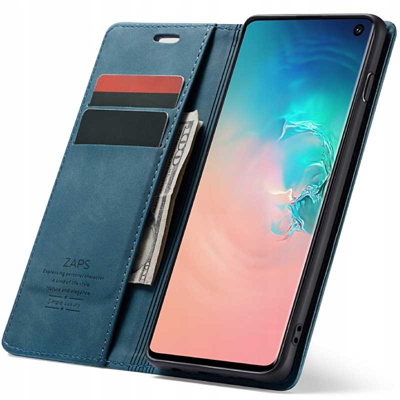 Spacecase Wallet Galaxy S10e morski