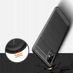 Spacecase Carbon Galaxy A71 czarny