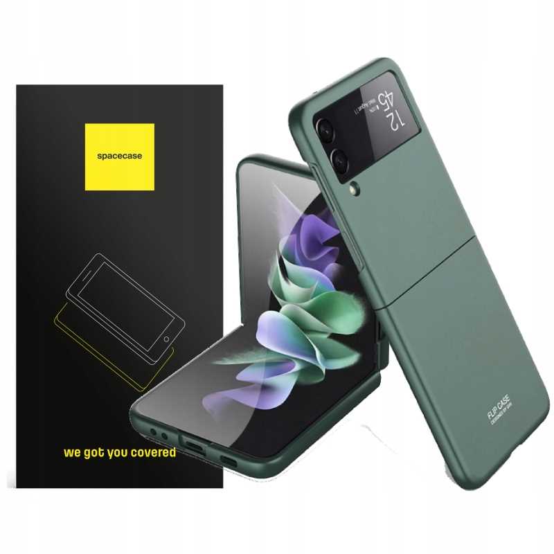 Spacecase Flip Case Galaxy Z Flip 3 zielony