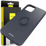 Spacecase Silicone Ring iPhone 12 Pro Max black