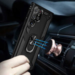 Spacecase Ring NX Galaxy S22 Ultra czarny