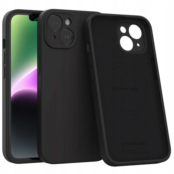 Spacecase Silicone Mag iPhone 14 black
