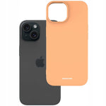 Spacecase Silicone Case iPhone 15 orange