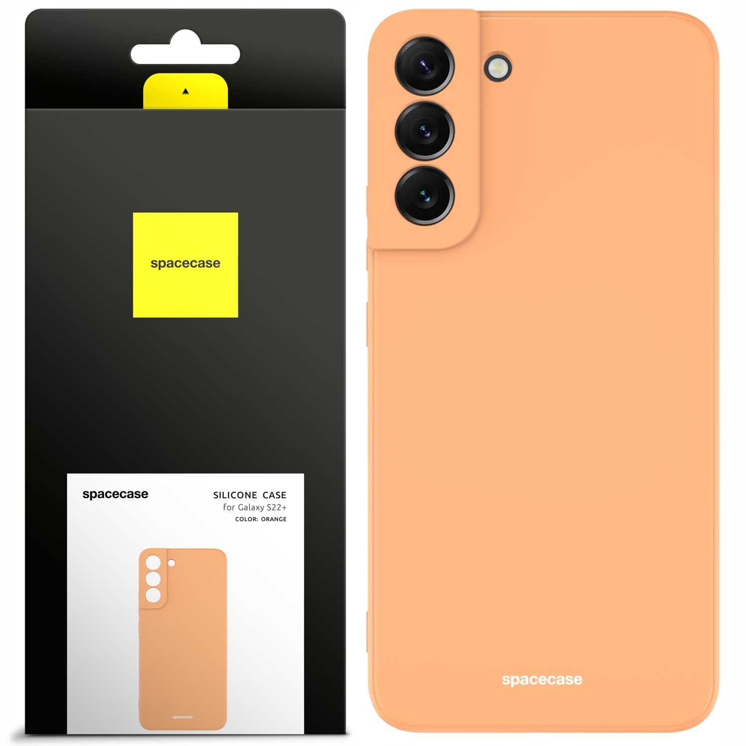 Spacecase Silicone Case Galaxy S22+ orange