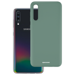 Spacecase Silicone Case Galaxy A70 dark green