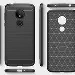 Spacecase Carbon Moto G7 Power czarny