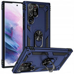 Spacecase Ring NX Galaxy S22 Ultra niebieski