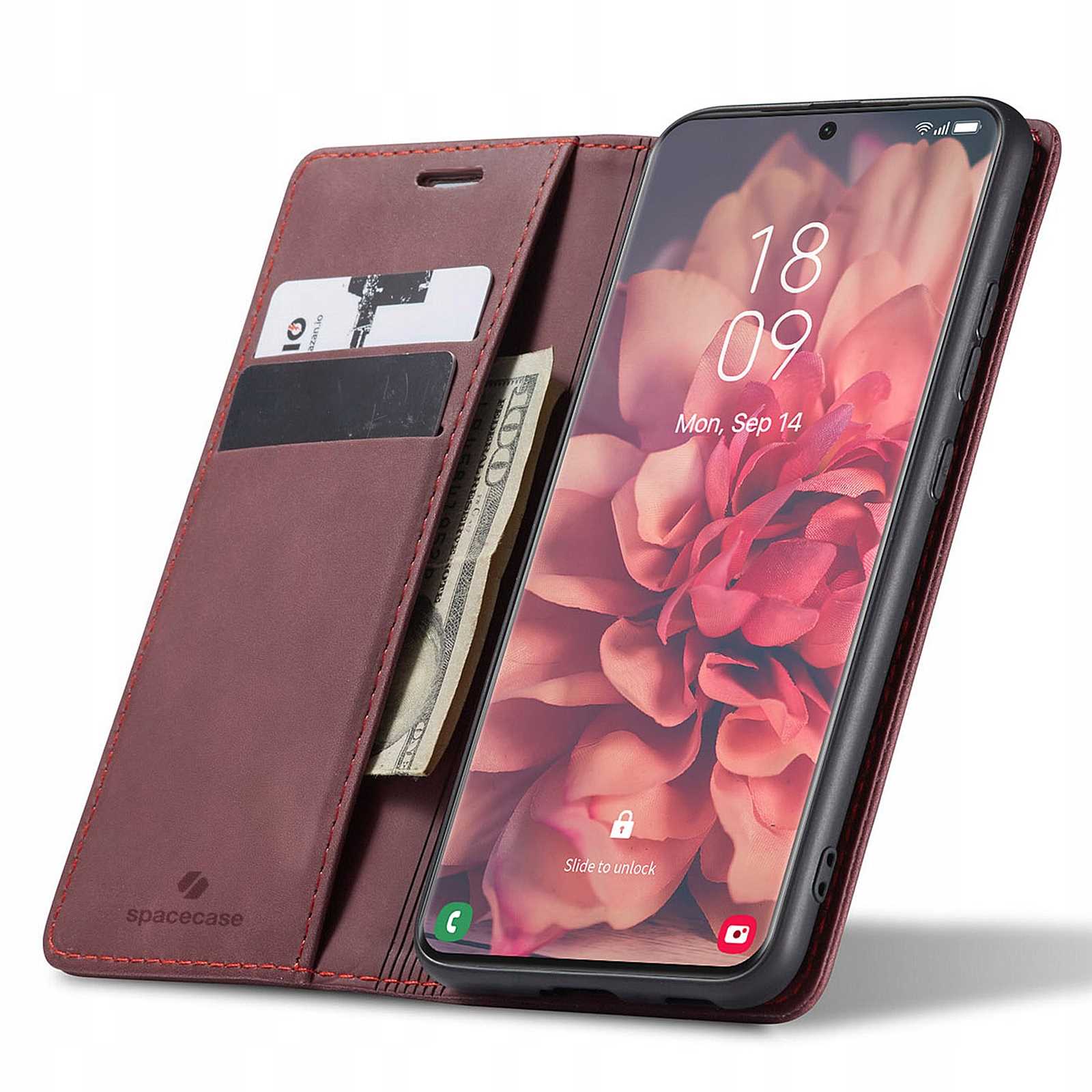 Spacecase Wallet Galaxy S21 Ultra red
