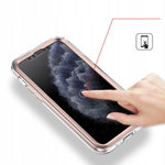 Spacecase Marble 360 iPhone 11 pro biały/różowy