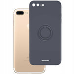 Spacecase Silicone Ring iPhone 7/8 Plus black