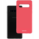 Spacecase Silicone Case Galaxy S10+ red