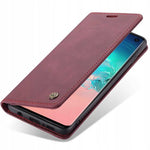 Spacecase Wallet Galaxy S10e wiśniowy
