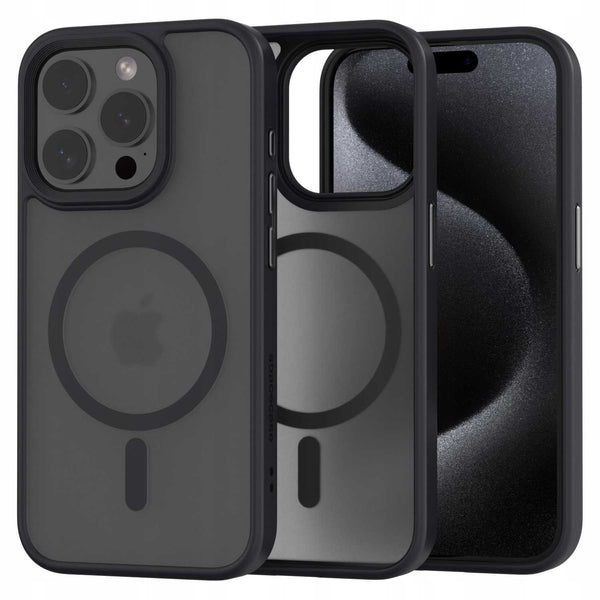 Spacecase Hybrid Mag iPhone 15 Pro black