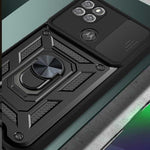 Spacecase Camring Moto G9 Power black