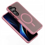 Spacecase Hybrid Fusion Mag Galaxy S25+ pink