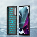 Spacecase Carbon Moto G200 5G czarny