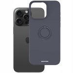 Spacecase Silicone Ring iPhone 15 Pro Max black