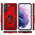 Spacecase Ring NX Galaxy S22 czerwony