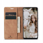 Spacecase Wallet Galaxy A72 5G light brown