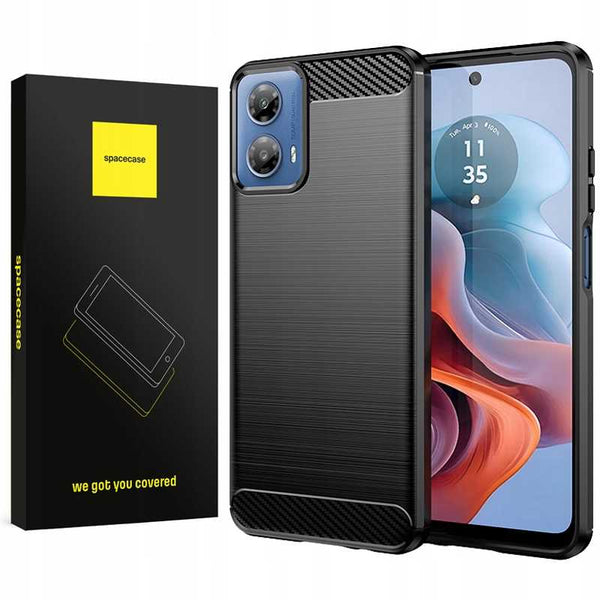 Spacecase Carbon Motorola Moto G34 / G45 5G black
