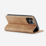 Spacecase Wallet iPhone 14 Pro light brown