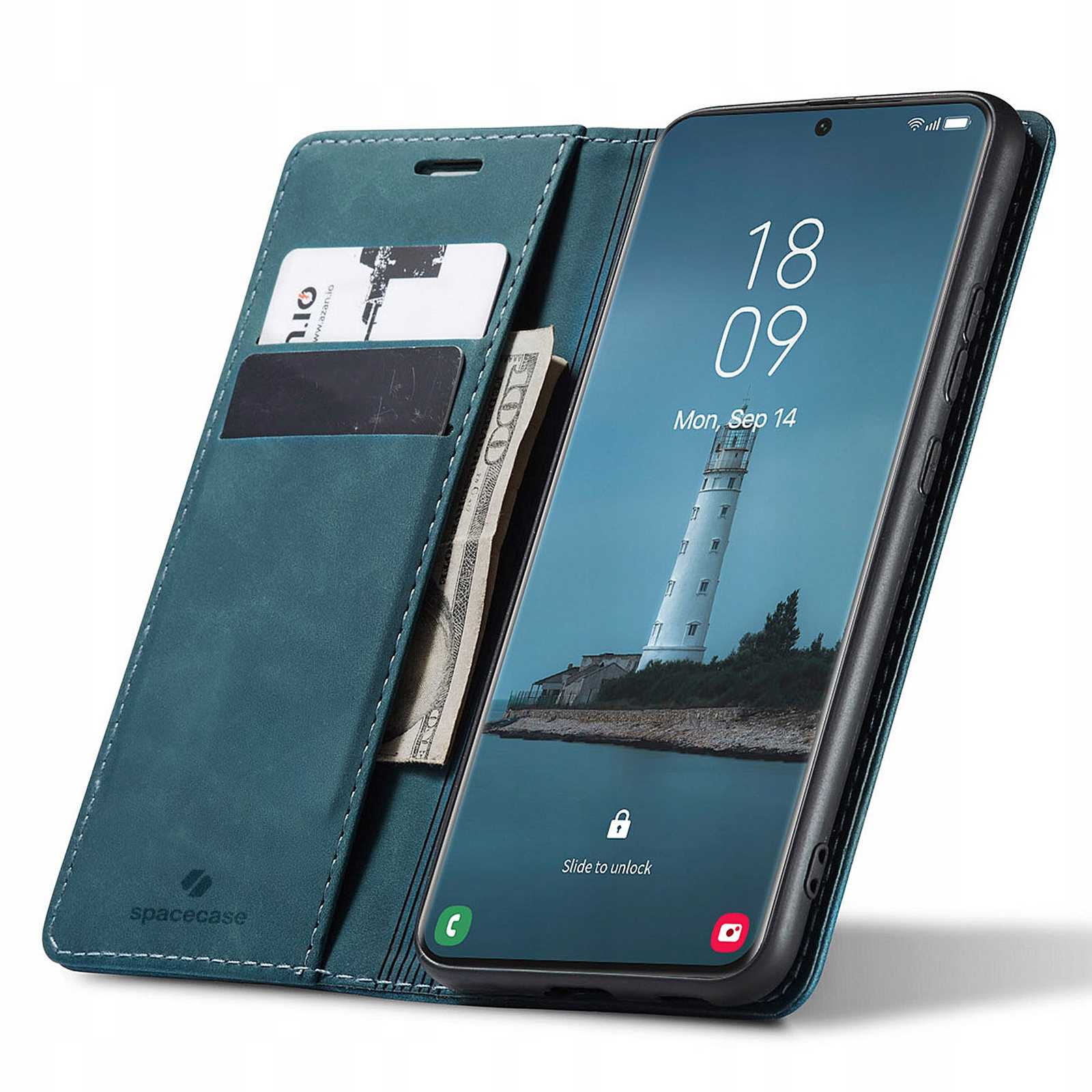 Spacecase Wallet Galaxy S21 Ultra blue