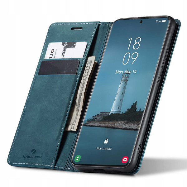 Spacecase Wallet Galaxy S21 Ultra blue