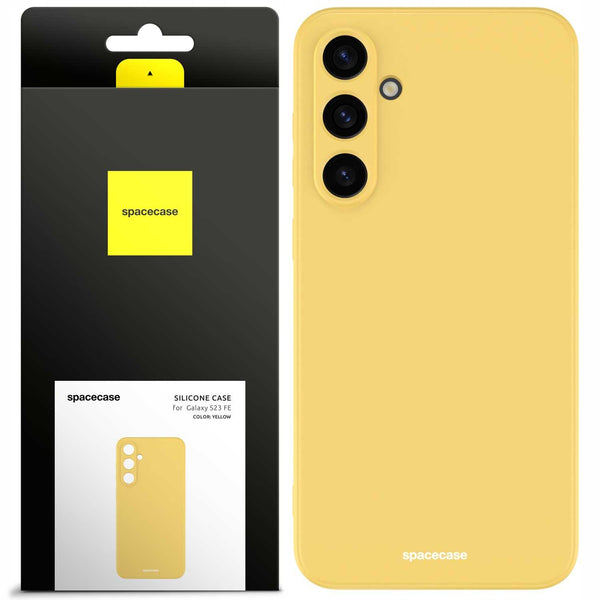 Spacecase Silicone Case Galaxy S23 FE yellow