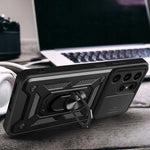 Spacecase Camring Galaxy S24 Ultra black