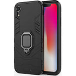 Spacecase X-Ring iPhone XR czarny