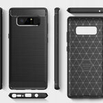 Spacecase Carbon Galaxy Note 8 czarny