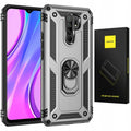 Spacecase Ring NX Redmi 9 srebrny