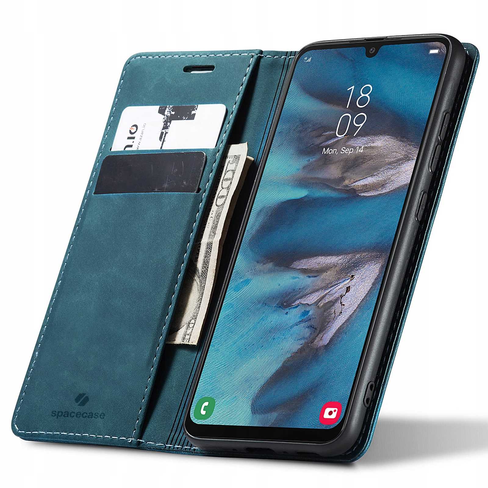 Spacecase Wallet Galaxy A34 5G blue