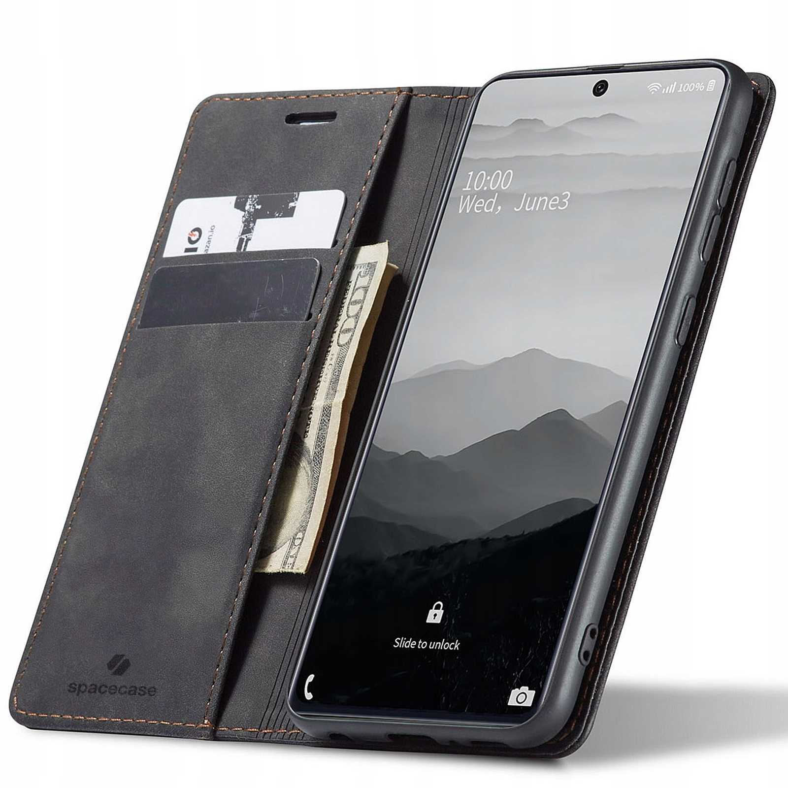 Spacecase Wallet Galaxy A71 black